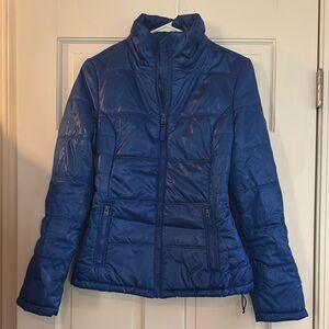Women's Blue Puffer Jacket